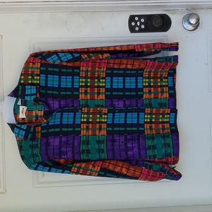 3/$30 Alia Petite Long Sleeve Button Down Blouse